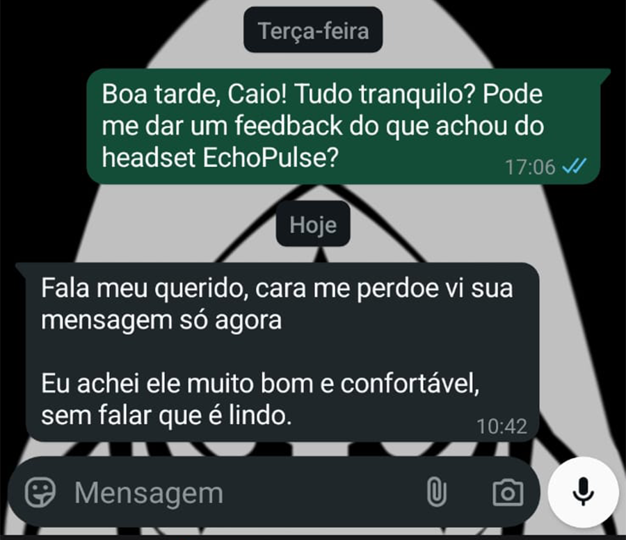 Depoimento do Cliente 2